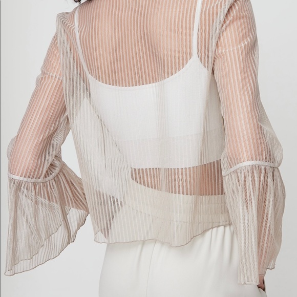 Aritzia Babaton Humbert Blouse in White - Picture 2 of 4